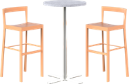 Baxter Bar Table Package - 2 Stools